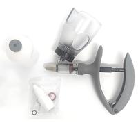 Siringa veterinaria per Animali, siringa Continua Automatica, iniettore per siringa per bovini Regolabile in Acciaio Inossidabile, per pollame(Bottle/2ml)