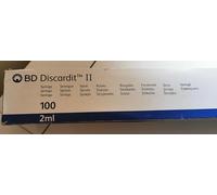 Siringhe ipodermiche in plastica sterili da 2 ml BD Discardit - Pack of Ten (10)