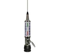 SIRIO ANTENNA CB TURBO 2002 CON ATTACCO PL (Cavo e base magnetica opzionali) (BIANCO)