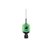 Sirio Antenne Bull Trucker 5000 LED, Antenna Cb Veicolare, Frequenza 27-30Mhz, Potenza Massima 5000 Watts (Icas), Stilo Inox, Altezza 1.665 m, Cavo 4 m in Dotazione, Inox/Verde/Nero