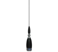 Sirio Antenne Megawatt 4000 N, Antenna Cb Veicolare, incluso cavo 4m per basi N-PL e Base per montaggio, Stilo in Argento/Nero