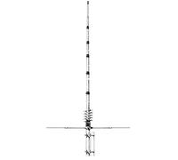 Sirio Antenne NEW TORNADO, Antenna CB Fissa 5/8 λ Ground Plane, Frequenza 27-30MHz, Guadagno 3.35 dBi, Potenza Massima 3000 Watts (CW) Short Time, Altezza 7,23mt, In Alluminio con radiali