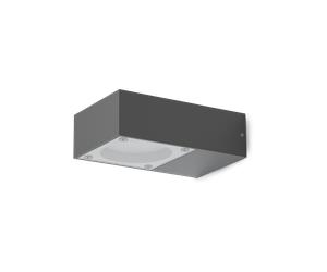 Sirio ap1 nero lampada da parete GX53 IP65