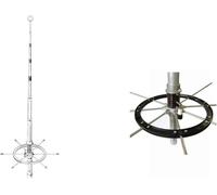 SIRIO BLIZZARD 2700 5/8 -ANTENNA CB frequenza 26-28 MHz CON KIT ANELLO ANTIVENTO