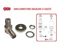 SIRIO CONNETTORE ANGOLARE 2 X SO239