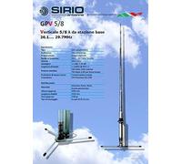 Sirio GPV-27 5/8 Antenna da Base CB 26 - 29 MHZ 249018