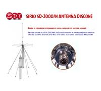 SIRIO SD-2000/N ANTENNA DISCONE RX: 100-2000 MHz TX: 130-160, 215-440, 610-685,