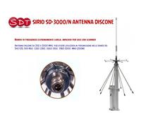 SIRIO SD-3000/N ANTENNA DISCONE RX: 300-3000 MHz TX: 340-535, 545-960, 1180-1380
