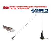SIRIO SKB 108/960 ANTENNA VEICOLARE "ML" 108 ... 960 MHz TARABILE CON CONNETTORE