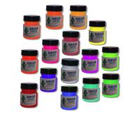 Sirius Brilla fluorescent UV Blacklight Acrilico Ultra Pittura Set Di 6 X 20ml