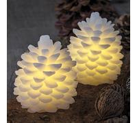 Sirius Candela LED Clara, alta 10 cm, set da 2 Sirius