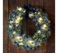 Sirius Corona LED Anton verde, innevata Sirius