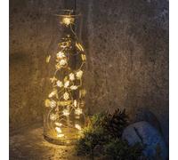 Sirius Ghirlanda luminosa con 20 fiocchi di neve Nynne Sirius