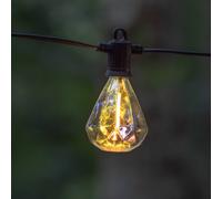 Sirius Ghirlanda luminosa LED Marcus trasparente, set iniziale, 3 m, solare/con spina Sirius
