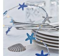Sirius Ghirlanda luminosa LED Selma Starfish blu 20 luci. Funzionamento a batteria. Sirius
