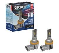 COPPIA LAMPADE LED SIRIUS H8 6000K 12V AUTO/MOTO