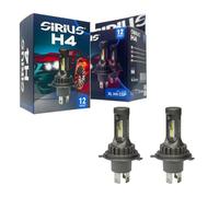KIT 2 LAMPADE HEADLIGHT LED SIRIUS H4 12/24V 6000K AUTO MOTO MEZZI PESANTI