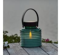 Sirius Lampada LED solare Aston Jar, altezza 16 cm, verde/marrone, IP44 Sirius