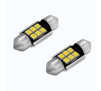 SIRIUS Set 2 Lampade Lampadine a LED Siluro 31mm 12V POWER 6000K Luce Bianca