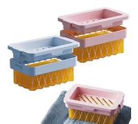 SIRLOMU Portasapone in Rete per Porta Bolle di Sapone Antiscivolo Scatolino di Conservazione per Bagno per Amici, Genitori, Studenti, Donne, Uomini, Coinquilini (6,1 x 3,74 x 0,79 Pollici)