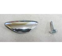 SIRO Maniglia pomolo x mobili armadi cassetti interasse 53 mm in zama Cromo Lucido