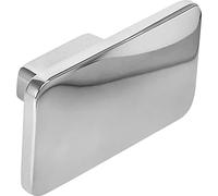 SIRO Pomello per mobili, semplice, moderno, cromato lucido, 58 mm x 22 mm x 33 mm, 2411-58ZN1