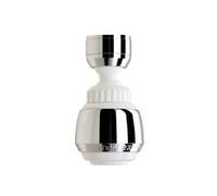 Siroflex 2505/50S Sirius Rompigetto Aeratore Doccetta Rubinetto Cucina Made in Italy Cromato Bianco | Aeratore Rubinetto Con Prolunga Snodabile | Areatore Per Rubinetti Con Risparmio Idrico E Filtro