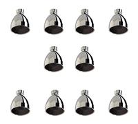 Siroflex 2765/10 Soffione doccia fisso 10 pezzi made in Italy,Soffione doccia ABS cromato,Soffione doccia con risparmio d'acqua rimovibile,Testa doccia raccordo ½" Guarnizione in ottone cromato