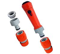 Siroflex 4760/AS Set Lancia Doccetta e Raccordi Rapidi Made in Italy - Kit Irrigazione Giardino con Presa Rubinetto 1/2 e 3/4, Attacco Rapido Universale per Tubo Acqua