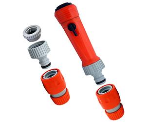 Siroflex 4760/AS Set Lancia Doccetta e Raccordi Rapidi Made in Italy - Kit Irrigazione Giardino con Presa Rubinetto 1/2 e 3/4, Attacco Rapido Universale per Tubo Acqua