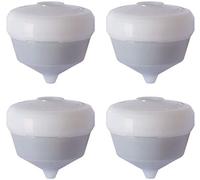 Siroflex set 4 Cartucce Ricambio | UNI 3-A | Depuratore acqua rubinetto | Purificatore acqua universale | Affinatore acqua | Per rimozione di cloro con filtro carboni attivi