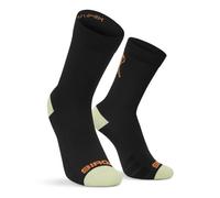 SIROKO Calze cicloturismo mezza canna ciclismo ST1 Black Nero, Nero , M