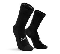 SIROKO - Calze da Ciclismo in Lana Merino SRX Grappa - M-L - Nero/Grigio