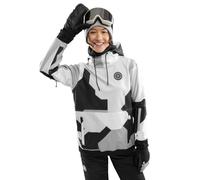 SIROKO - Giacca da Snowboard da Donna W1-W Tibet - XS - Grigio/Nero