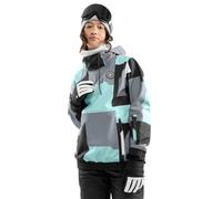 SIROKO - Giacca da Snowboard da Donna W1-W Ushuaia - XXS - Turchese/Grigio