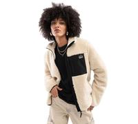 SIROKO - Giacca Sherpa da Donna Levi-W - S - Beige/Nero