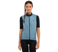 SIROKO - Gilet Antivento da Ciclismo da Donna V1-W Manghen - M - Blu acciaio