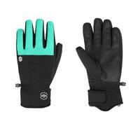 SIROKO - Guanti da Sci e Snowboard Turquoise - M - Nero/Turchese