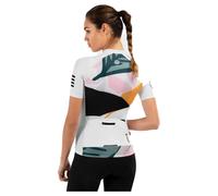 Siroko Maglia A Maniche Corte M2 Pinerolo White / Green / Pink