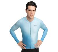 SIROKO - Maglia da Ciclismo a Maniche Lunghe M2 Corsa - L - Blu