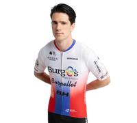 SIROKO - Maglia da Ciclismo - Burgos Burpellet BH BBBH Campeon Mongolia - S - Bianco