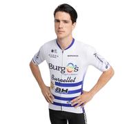 SIROKO - Maglia da Ciclismo - Burgos Burpellet BH BBBH Campeon Uruguay - M - Bianco/Blu