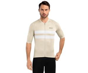 SIROKO - Maglia da Ciclismo Estiva M3 Swift - L - Beige/Bianco