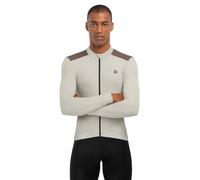 SIROKO - Maglia da Ciclismo Termica a Maniche Lunghe SRX M4 Sandhill - L - Beige/Marrone