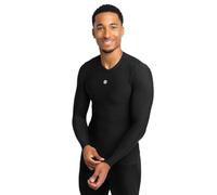 SIROKO - Maglia Intima Termica da Ciclismo Gravel Ring Road - S-M - Nero