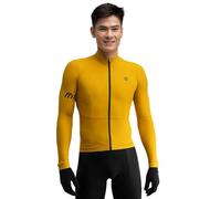 SIROKO - Maglia Termica da Ciclismo per Le Mezze Stagioni M7 Beixalis - L - Giallo