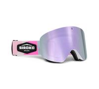 SIROKO - Maschera da Sci e Snowboard per Bambini GX MuffinBianco/Rosa