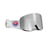 Siroko Maschera da sci e snowboard per bambini GX Whitehorse CAT3 Bianco