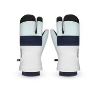 SIROKO - Muffole da sci a 3 dita Glisse White - M - Bianco