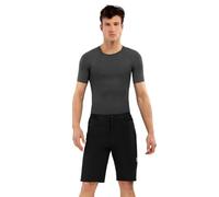 SIROKO Pantaloncini corti Gravel da ciclismo, colore nero, Nero , M